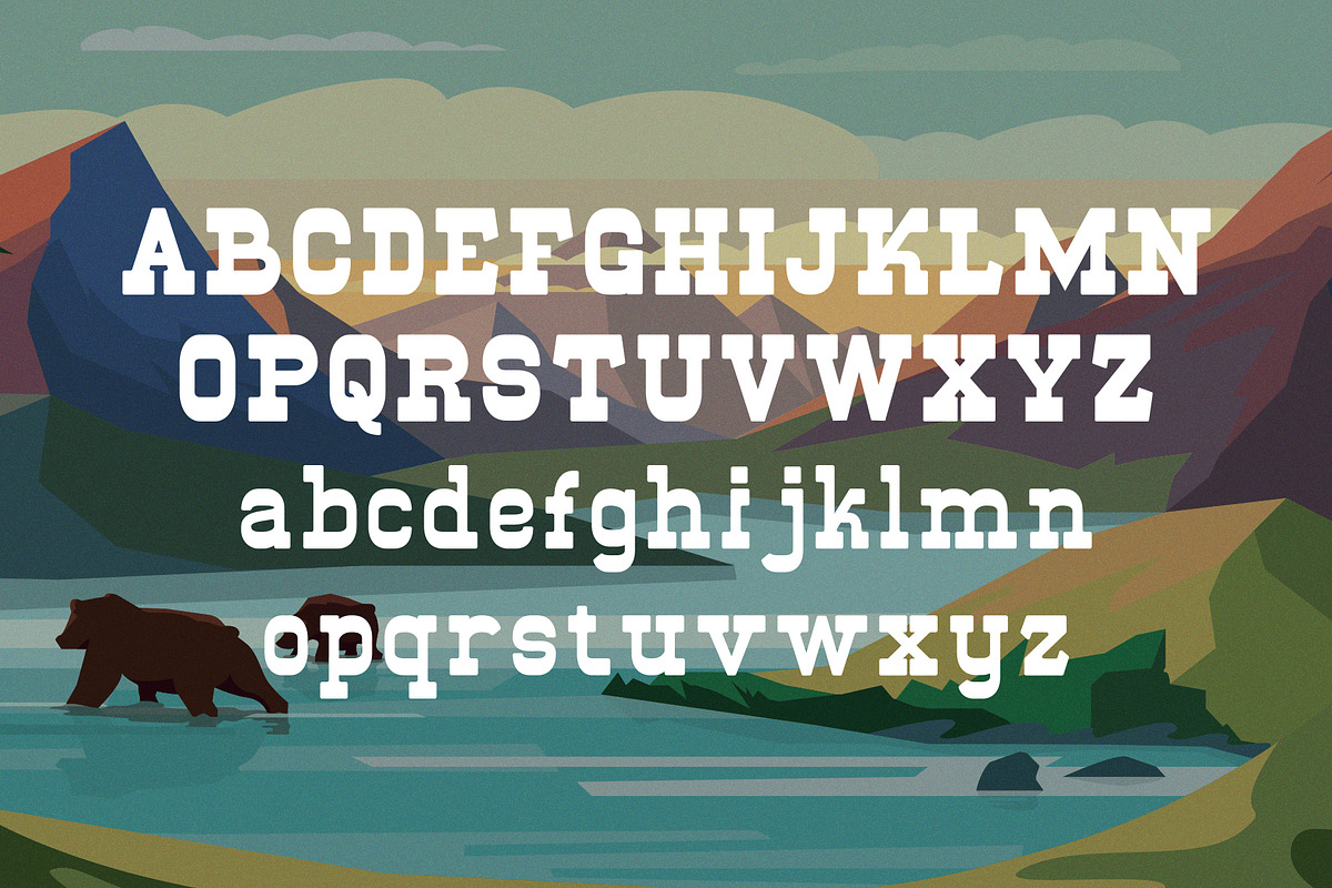 Redemption - Wild West Typeface, a Slab Serif Font by HipFonts (Photo 2 of 6)
