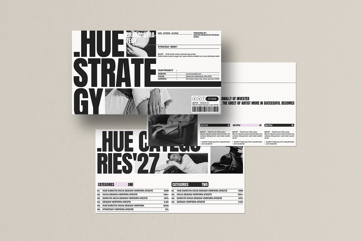 HUE | Strategy Presentation Canva, a Presentation Template by SlideStock (Photo 4 of 10)