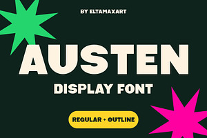 Austen Display Typeface