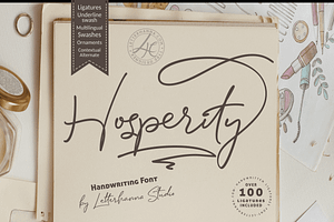 Hosperity Font