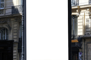 Empty ad board in square, a Photo by Beautiful things