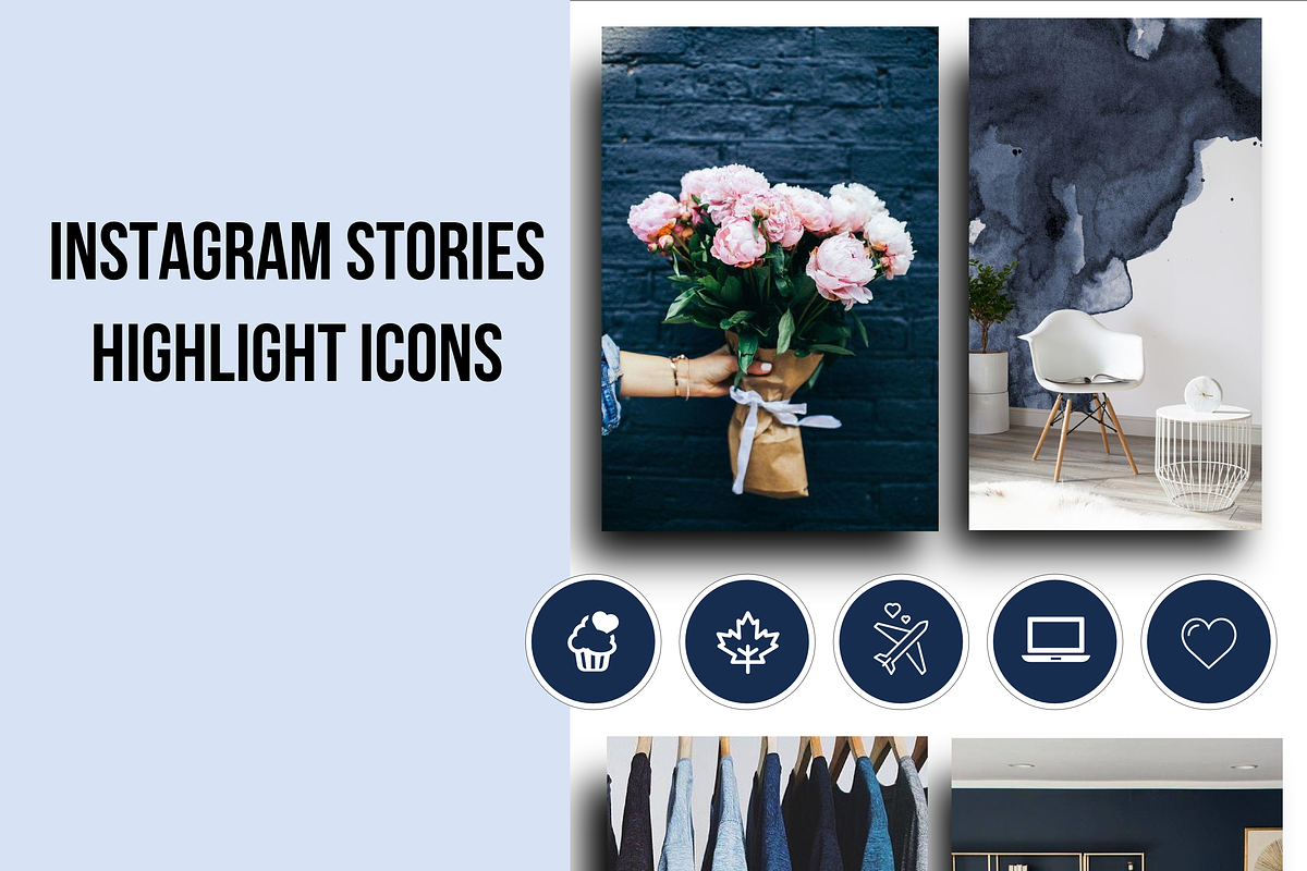 Instagram Stories Highlight Icons, an Icon by pixelonix (Photo 1 of 3)