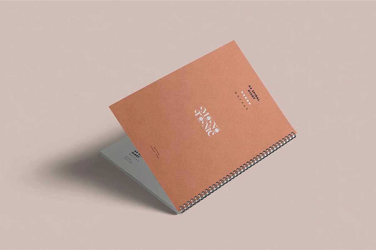 Notebook Mockup, an Advertising Mockup by megostudi0 (Photo 2 of 6)