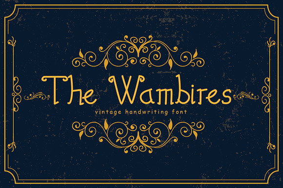 The Wambires - Vintage Body Font preview 8