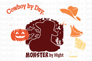 Halloween Cowboy boots Pumpkin cute, an Illustration by TanchaArt (Thumbnail 2 of 8)
