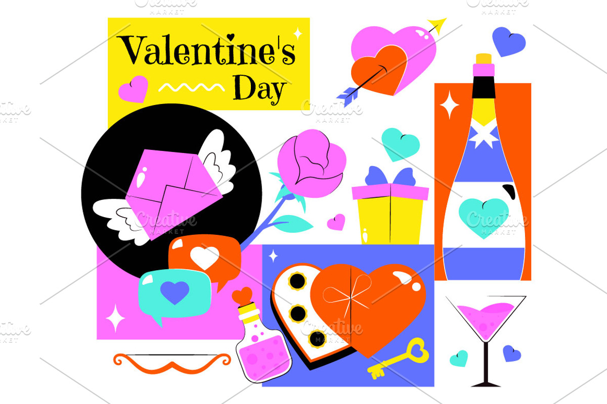 10 Happy Valentine Day Illustration, a Person Illustration by denayunebgt (Photo 4 of 4)