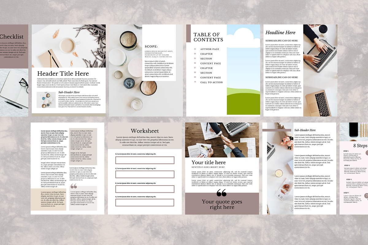 Lead Magnet eBook Template for Canva, a Magazine Template by Social Assumptions (Photo 5 of 6)