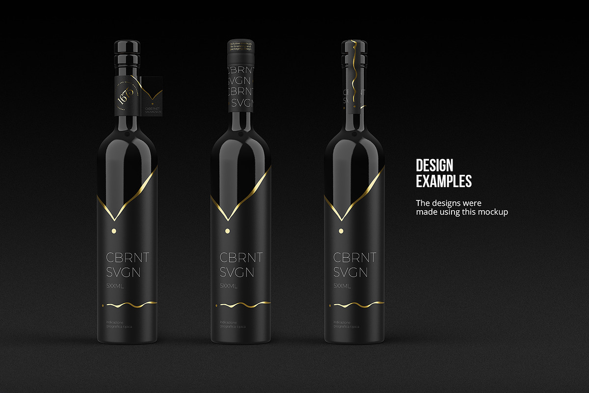 Ceramic Wine Bottle Mockup PRO, a Packaging Mockup by easymock (Photo 21 of 22)