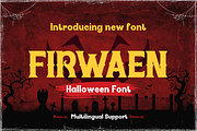 Firwaen, a Font by twinstd (Thumbnail 1 of 12)