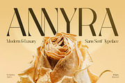 Annyra - Modern Luxury Sans Font, a Sans Serif Font by Flawless And Co (Thumbnail 1 of 10)
