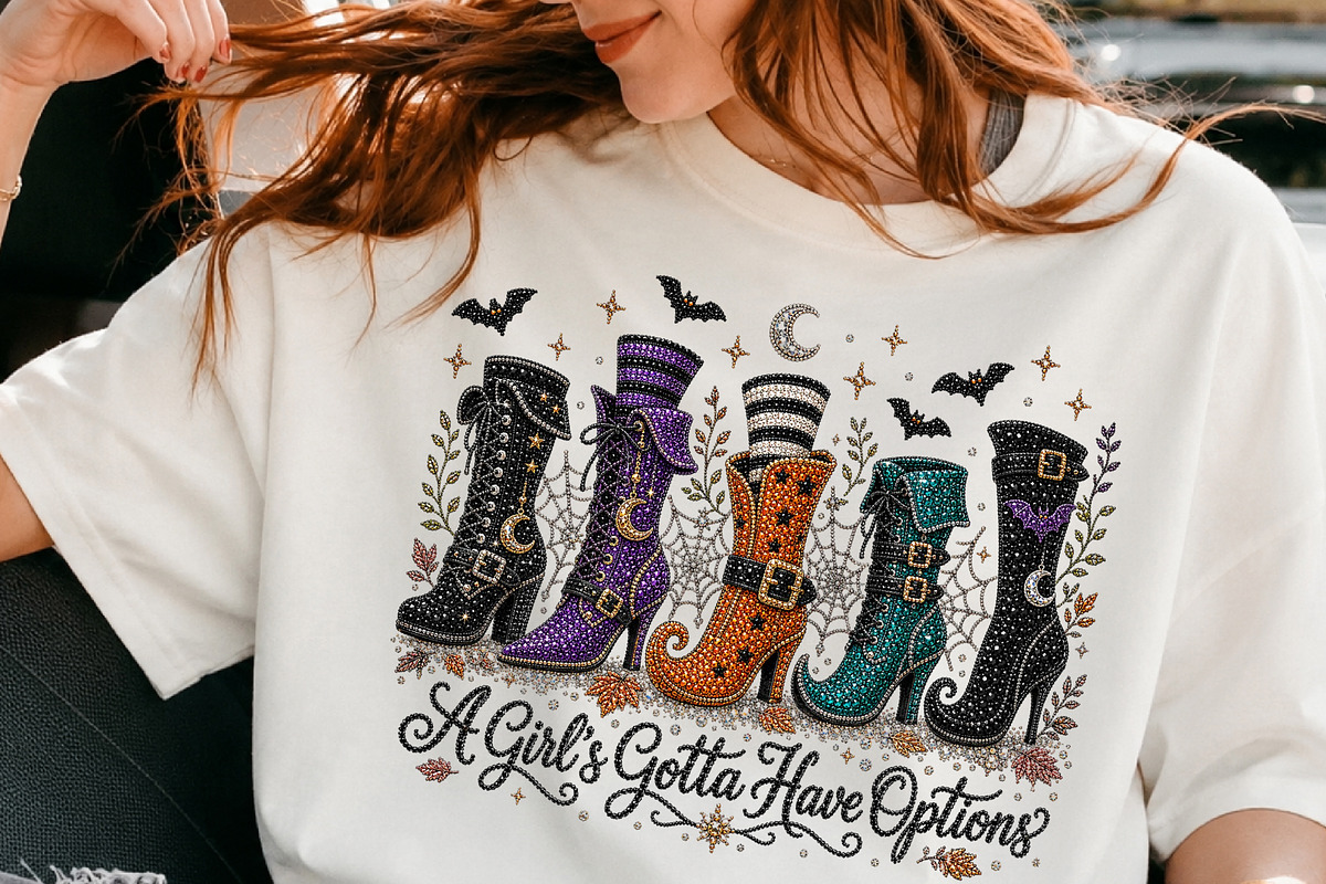 A Girls Gotta Have Options png, a Seasonal Illustration by DreamCafeArt (Photo 3 of 6)