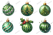 Green Christmas Tree Ball PNG, an Illustration by designcity5 (Thumbnail 2 of 5)