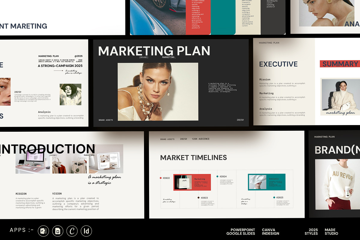 Marketing Plan Template, a Presentation Template by Studio Industry (Photo 4 of 12)