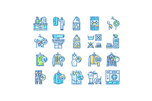 dry cleaning laundry wash service, an Object Illustration by pikepicture