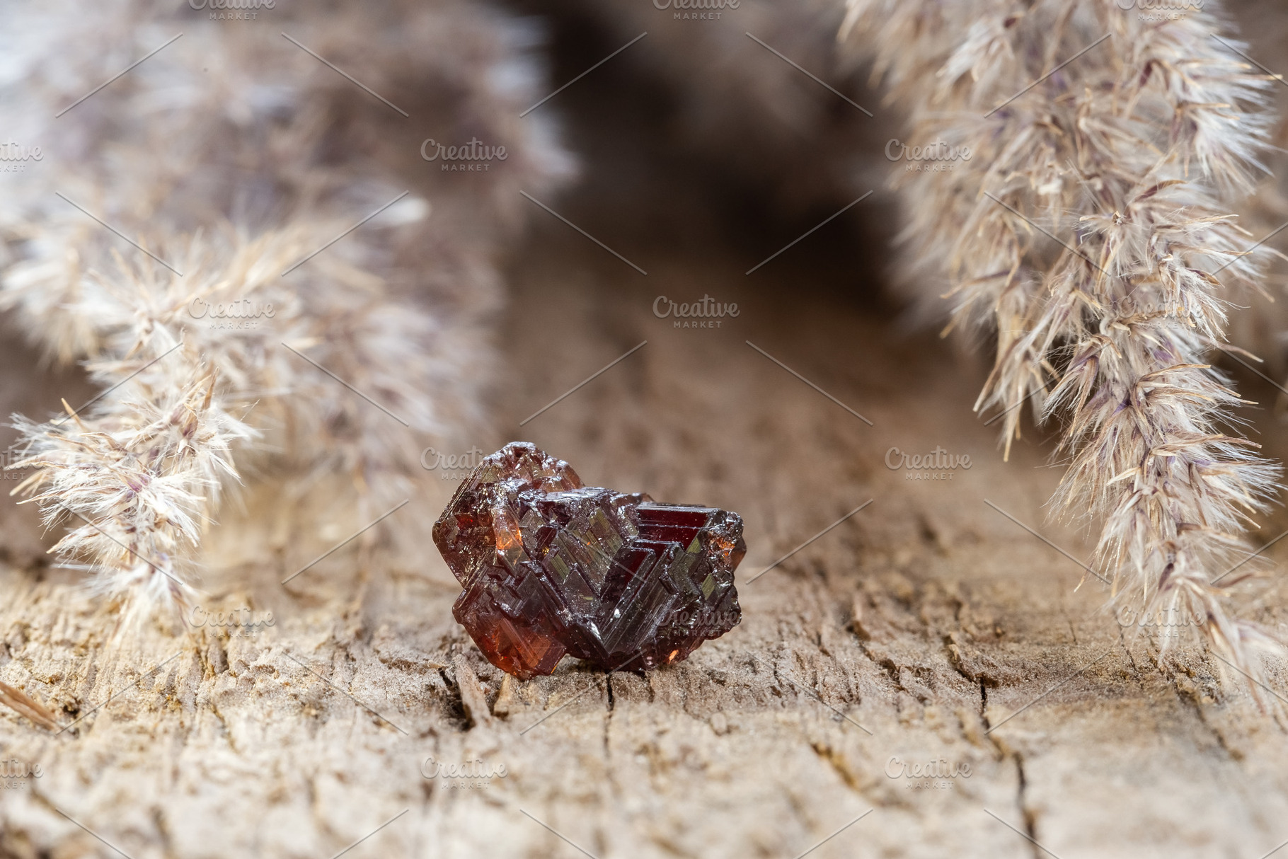 Rough red Spessartine garnet, a Nature Photo by Andriana Syvanych
