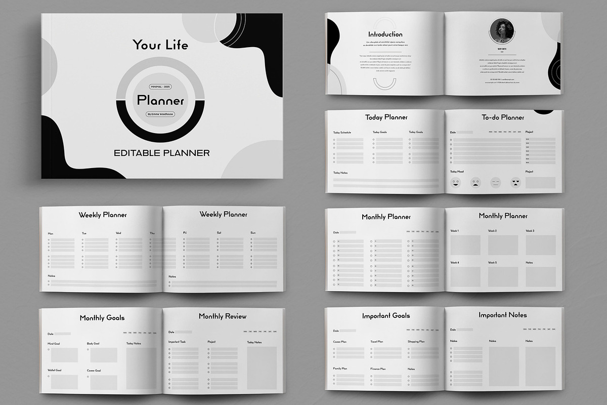 Planner Tamplate, a Stationery Template by ContestDesign (Photo 1 of 5)