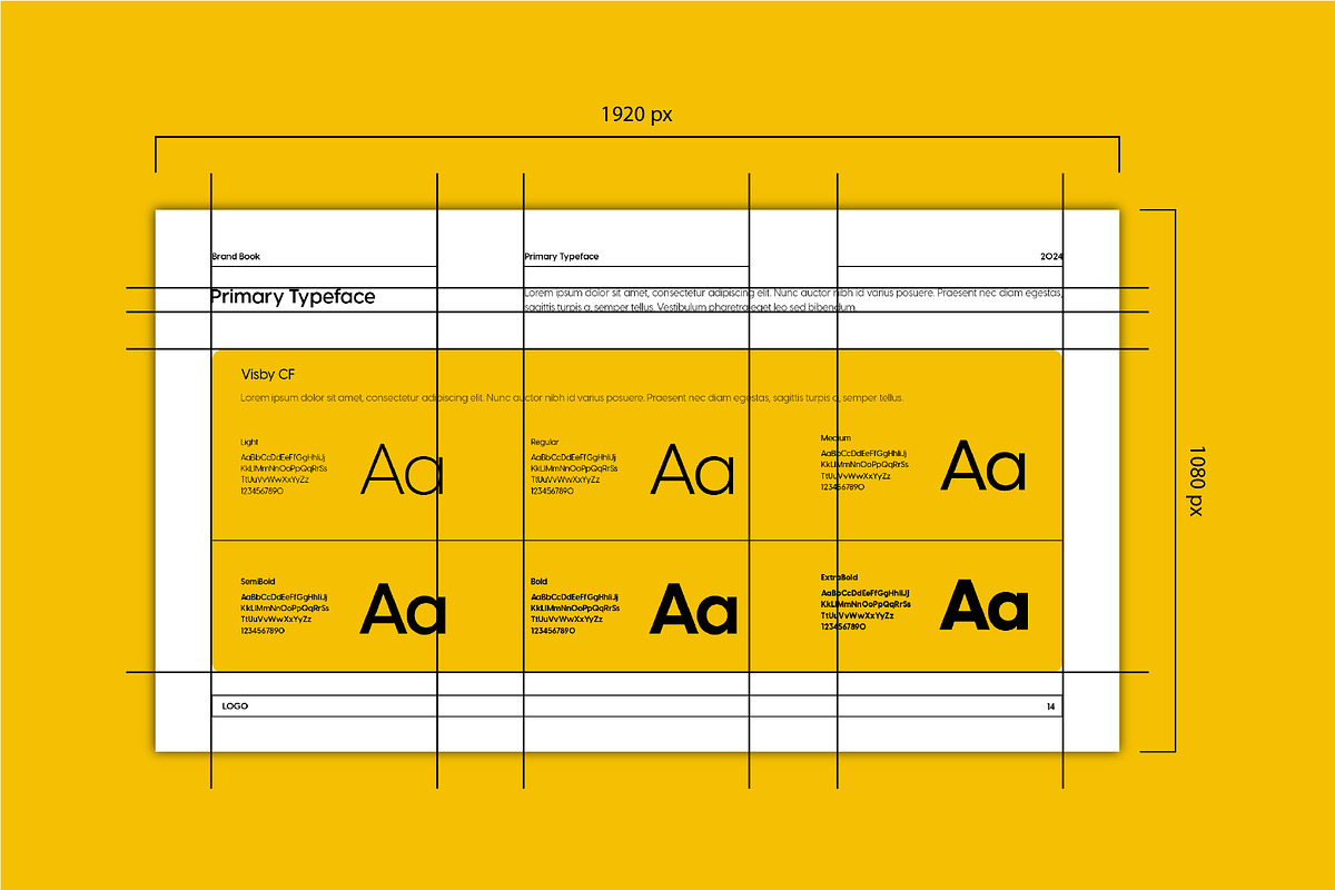 Modern Brand Guide Template, a Branding & Logo Template by Moody Designs (Photo 5 of 8)