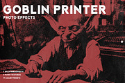 Goblin Printer - Halftone Effects, a Layer Style Add-On by Freezerondigital (Thumbnail 1 of 19)