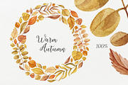 Warm Autumn. Watercolor DIY Pack, an Illustration by NataliVA (Thumbnail 5 of 5)