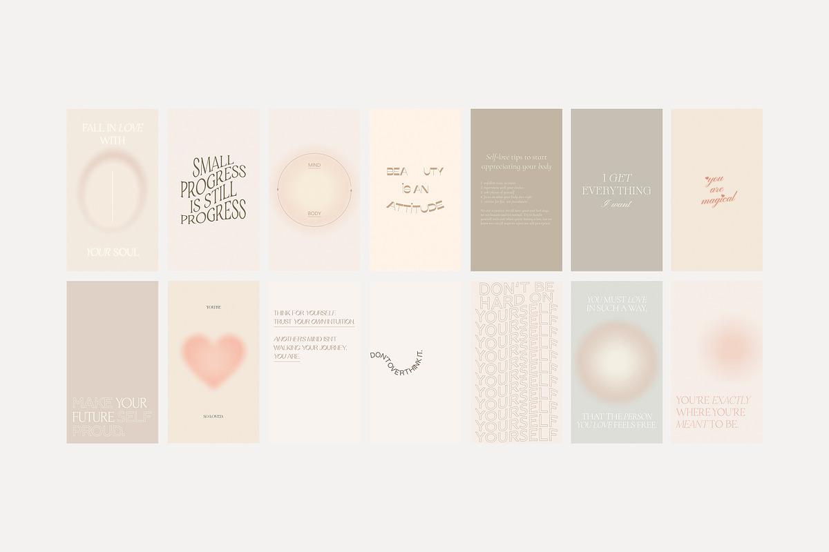 Instagram Quotes Posts Stories PS, a Social Media Template by Love Radiation Studio (Photo 19 of 22)