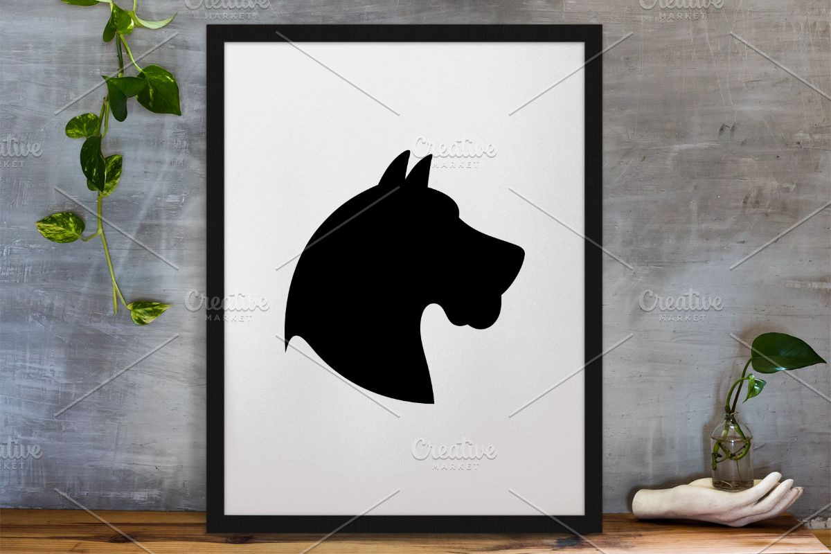 Dog Silhouette SVG, an Animal Illustration by newminddesign (Photo 3 of 3)