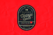 Editable Vintage Labels Kit, a Templates & Theme by Roman Paslavsky (Thumbnail 1 of 6)