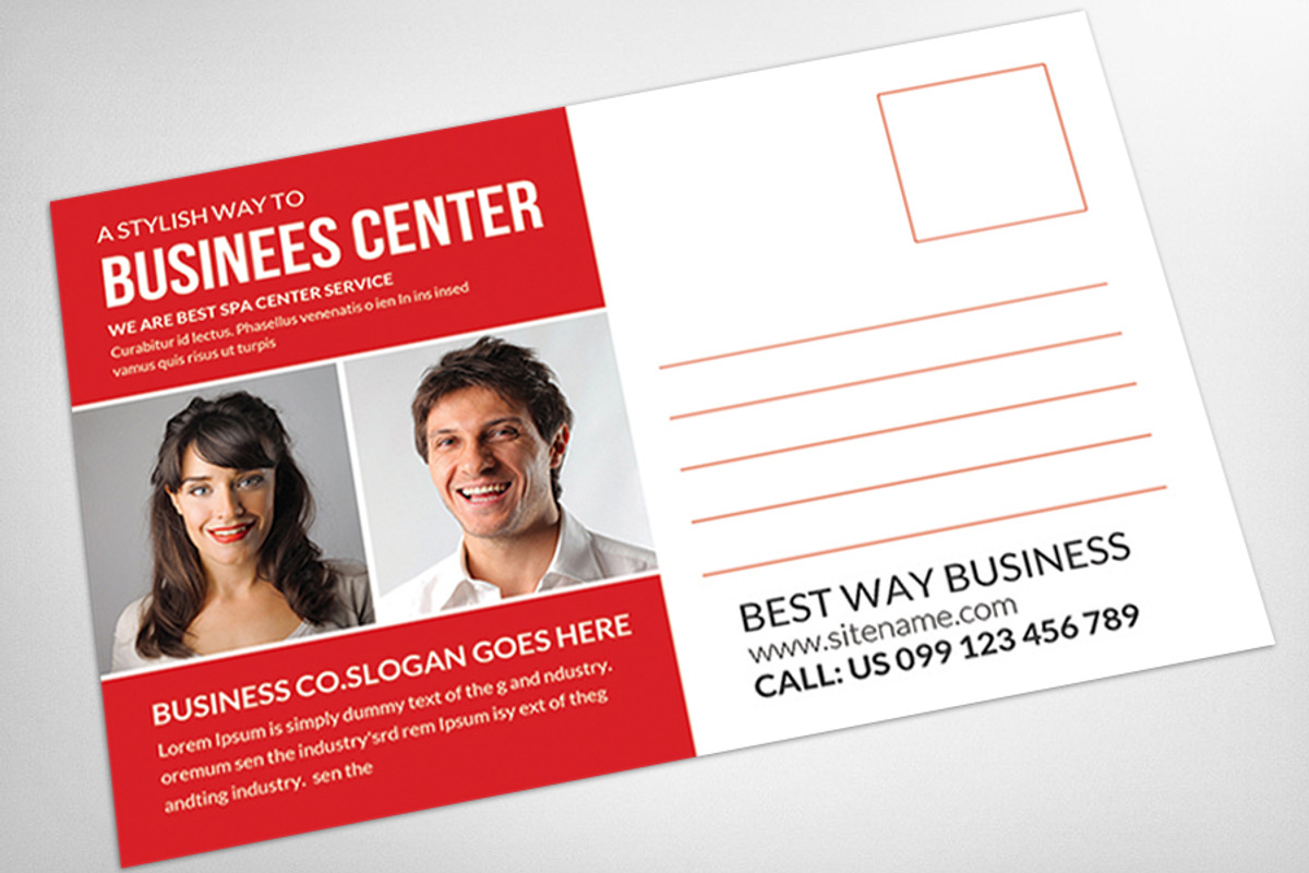 Corporate and Business Post Card, a Card Template by AfzaalGraphics (Photo 4 of 4)