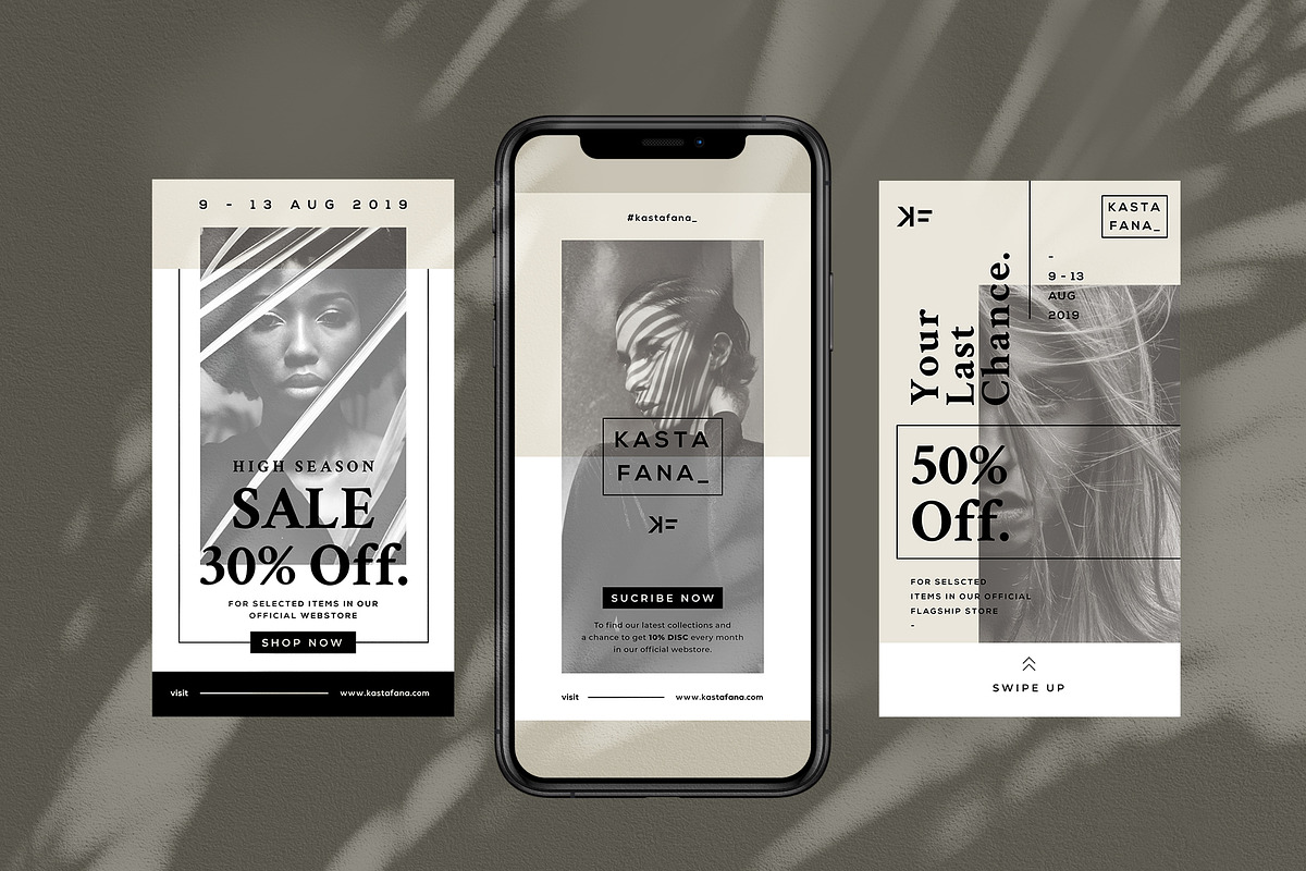 Fashion Instagram Stories, a Social Media Template by rubirubiko (Photo 5 of 6)