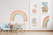 Safari Baby Animals Watercolor, an Animal Illustration by Cat In Colour (Thumbnail 2 of 11)