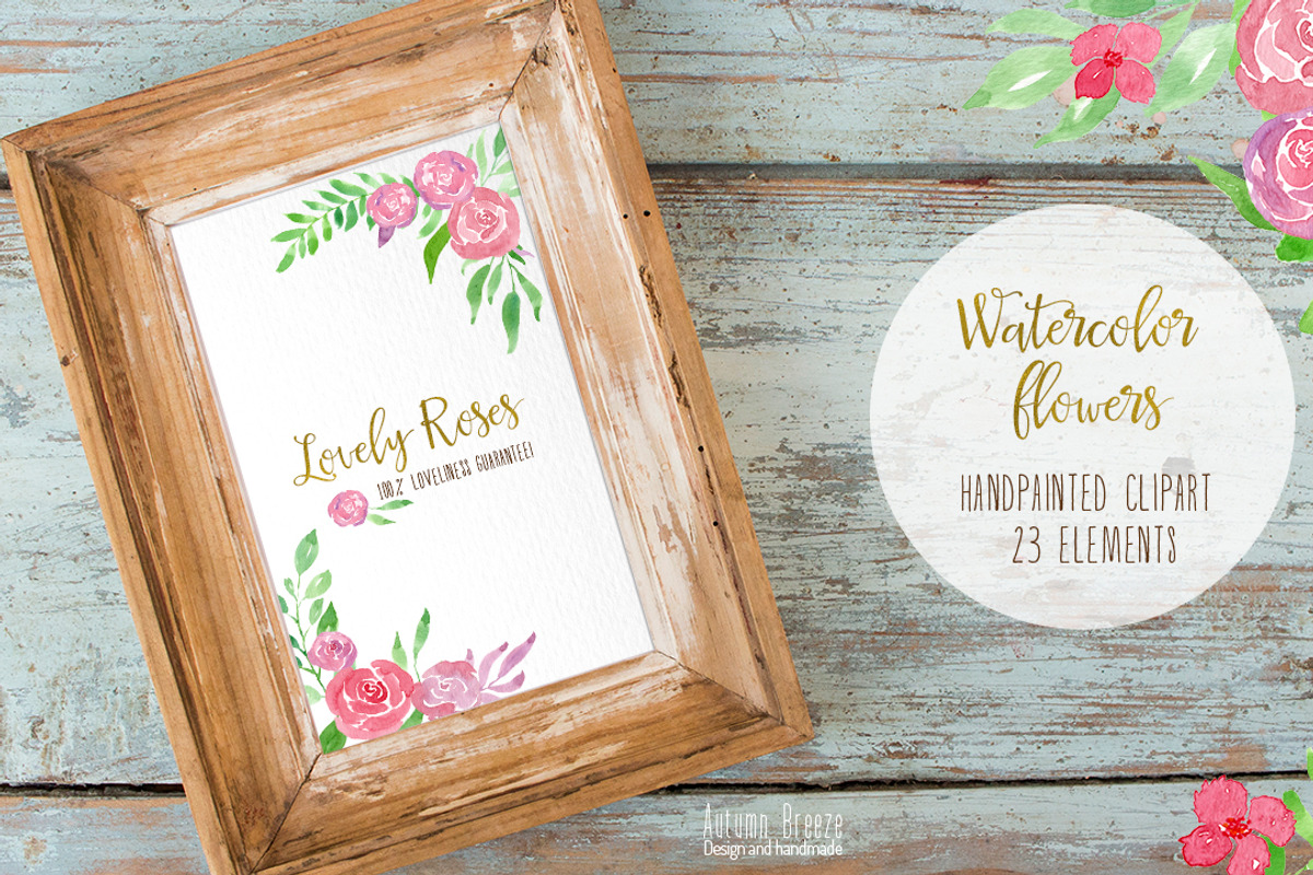 Watercolor,lovely roses, a Decorative Illustration by Autumn Breeze (Photo 3 of 5)