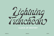 Beanuci, a Script Font by Damelev (Thumbnail 9 of 13)