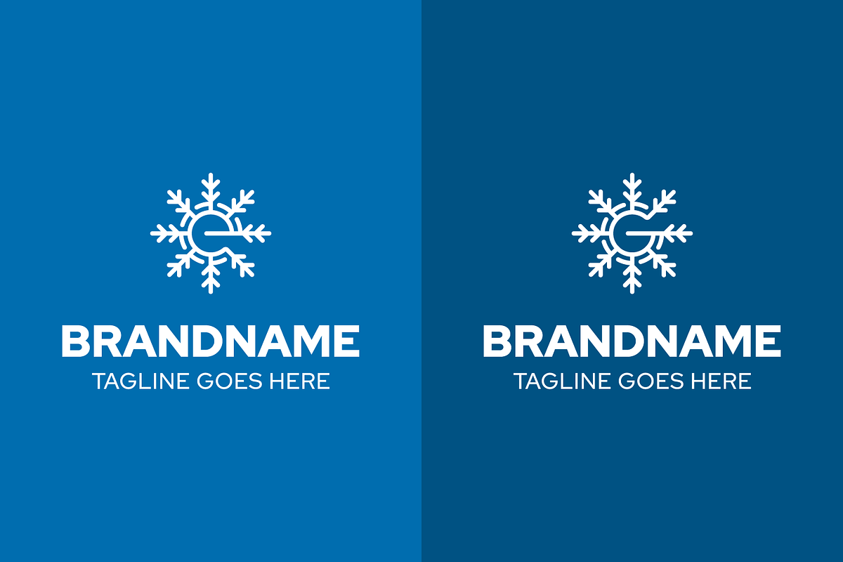 Letter E G Snowflake Logo, a Branding & Logo Template by Pray Art Design Studio (Photo 2 of 2)