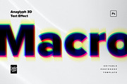 Anaglyph 3D Text Effect Mockup, a Layer Style Add-On by Creative Veila (Thumbnail 4 of 7)