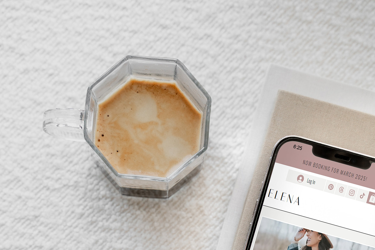 Elena Wix Studio Website Template, a Wix Template by Girl Boss From Home (Photo 4 of 6)