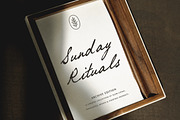 Archive 01 - Editorial Font Duo, a Script Font by Davide Bassu (Thumbnail 4 of 15)