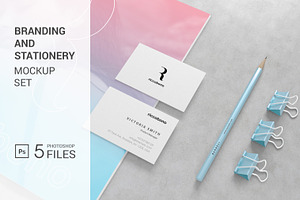 Branding And Stationery Mockup
