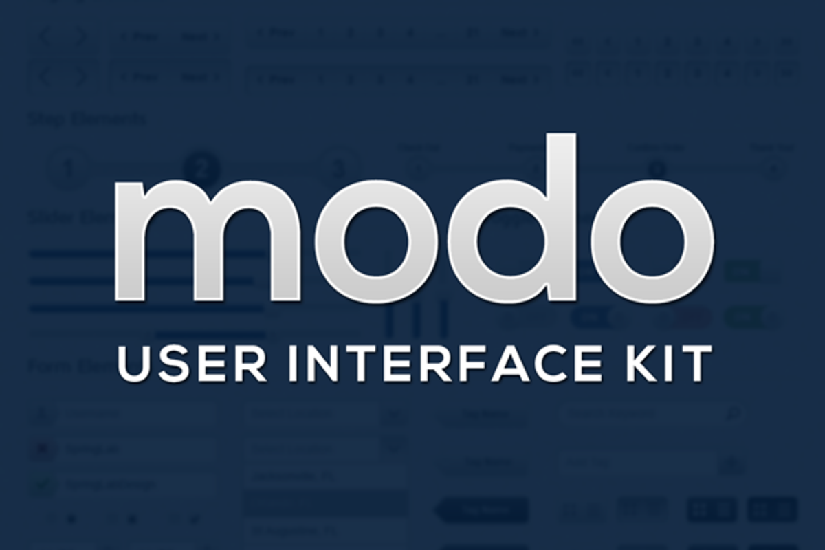 Modo UI Kit, an UI Kit Template by SpringLab (Photo 1 of 3)