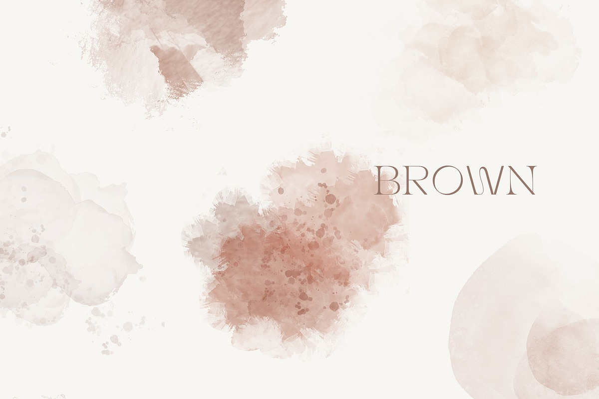 100 Watercolor Abstract Stains, a Texture Illustration by Jenteva Art (Photo 8 of 17)