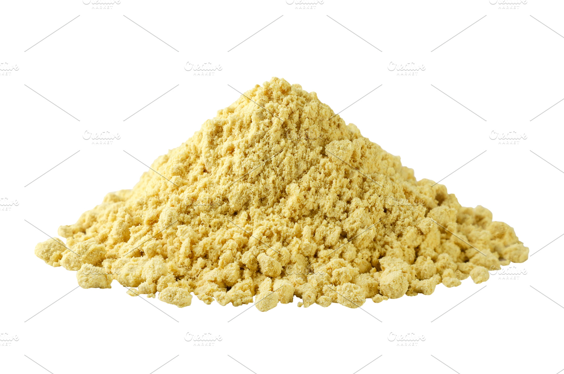 Pile of ground mustard close-up on a, a Food & Drink Photo by innakreativ