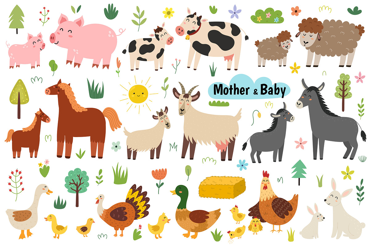 Big Farm Collection: 697 in 1, an Animal Illustration by Gulnara Sabirova (Photo 2 of 30)