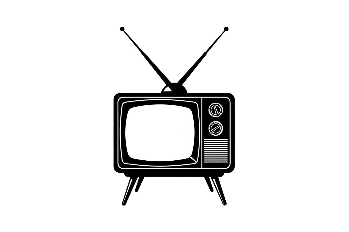 Retro Television Minimal Silhouette, a Graphic by hafijul (Photo 4 of 14)