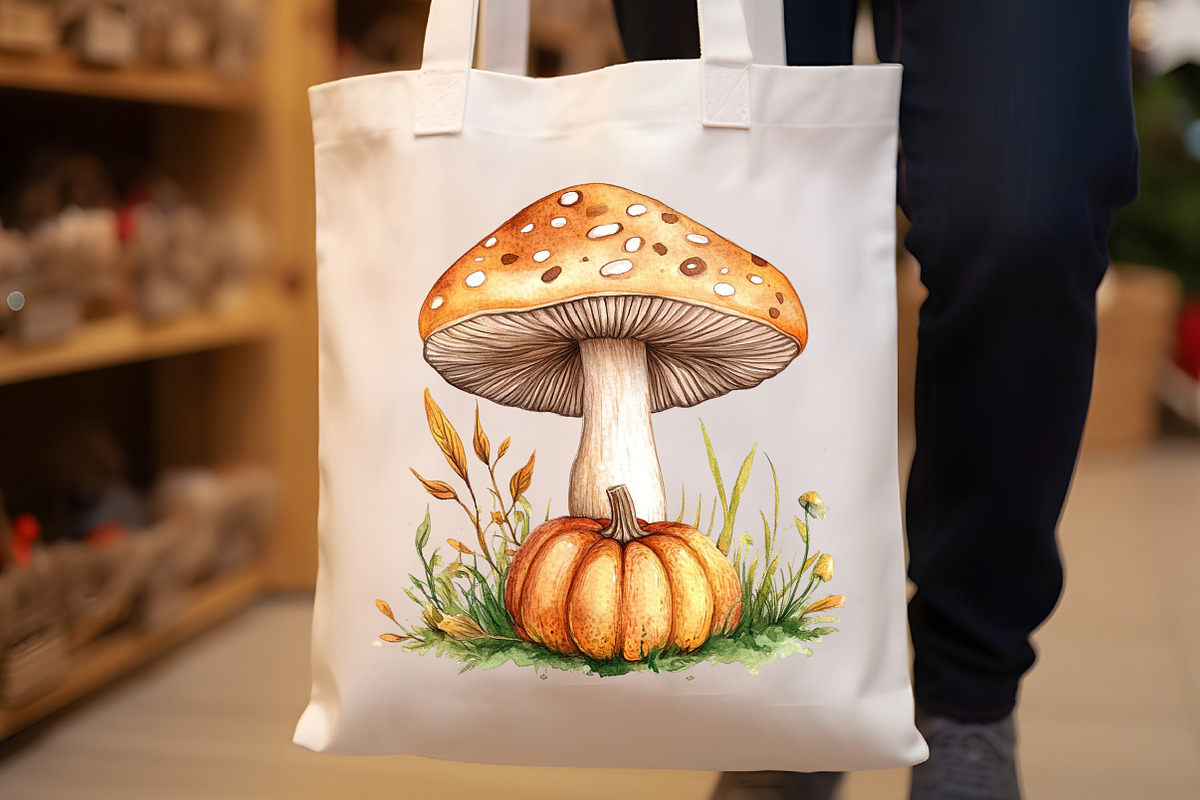 Autumn Mushroom Clipart, an Illustration by Rose Art (Photo 7 of 8)