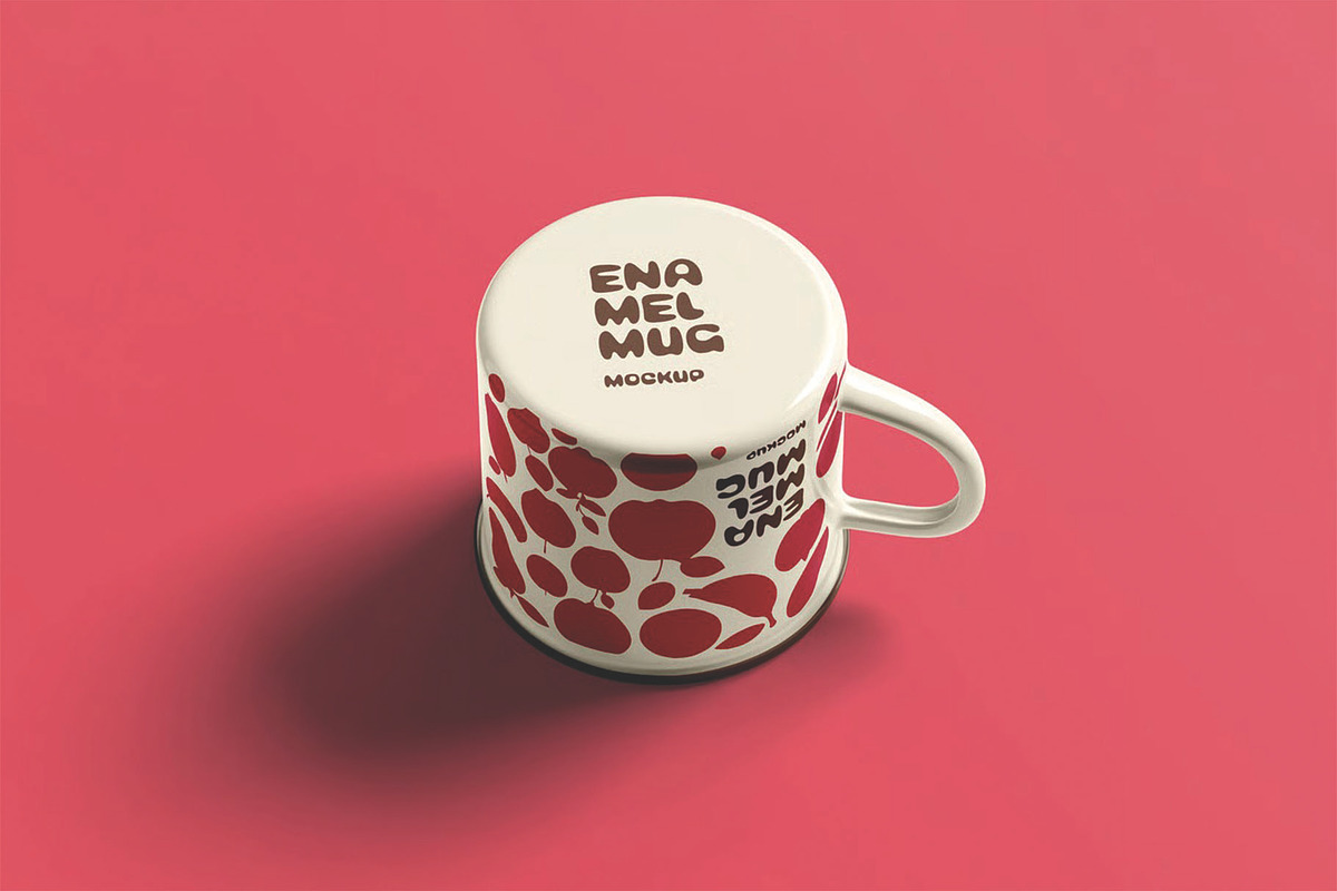 Enamel Mug Mockup, a Cups & Container Mockup by DesignRushMarket (Photo 6 of 13)