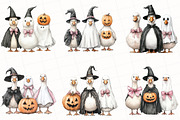 Whimsical Halloween Goose Clipart, an Illustration by OK Design (Thumbnail 4 of 5)
