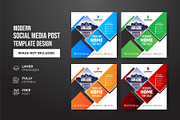 Social Media Post Template, a Social Media Template by gstudiovect21 (Thumbnail 34 of 72)
