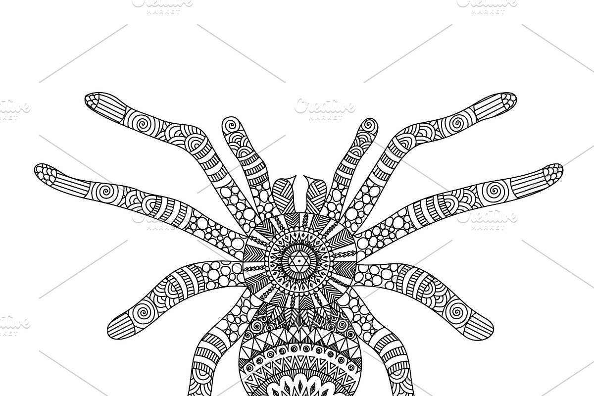 14 Halloween coloring pages, an Animal Illustration by Somjai King (Photo 12 of 15)