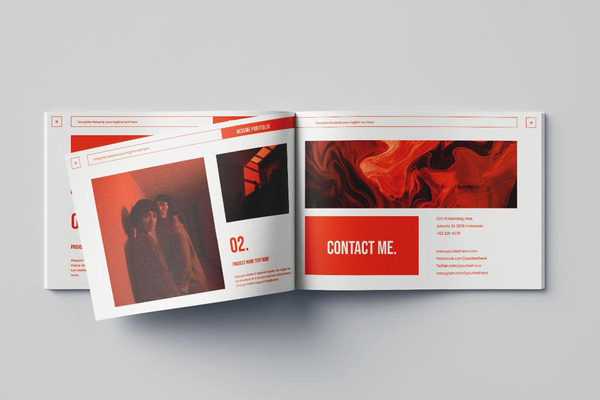 Resume Portfolio Vol.3, a Resume Template by Bewalrus Studio (Photo 10 of 11)