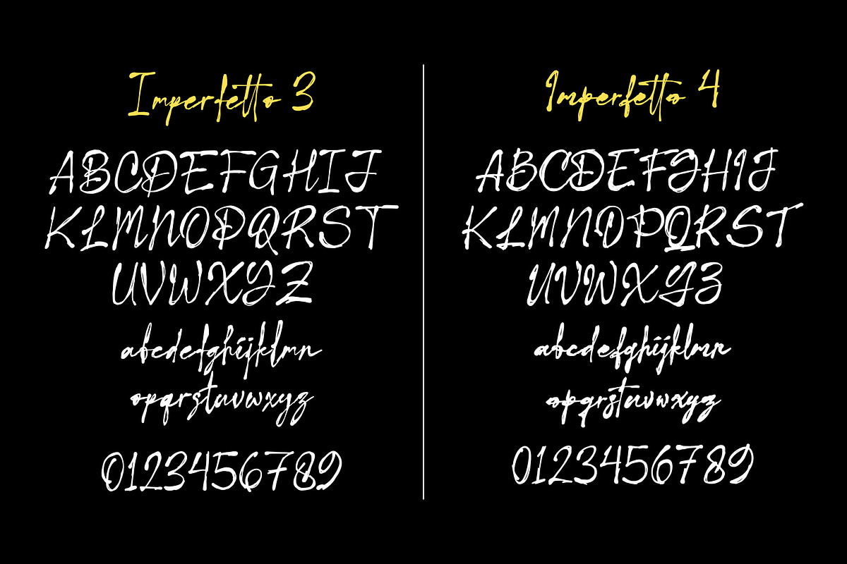 Imperfetto - Scribble Font Family, a Handwritten Font by Grezline Studio (Photo 10 of 12)