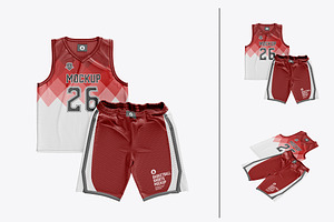 Basketball Uniform Mockup, an Advertising Mockup by OneVectorStock