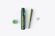 Weed Joint Pre-Roll Tubes 4 PSD, a Cups & Container Mockup by easymock (Thumbnail 12 of 12)